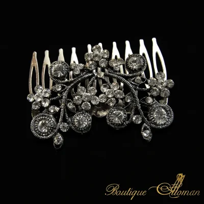 Silver Hair Comb