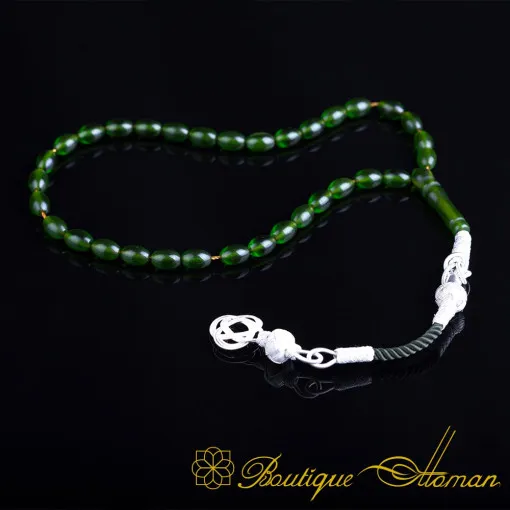 Green Amber Tasbih