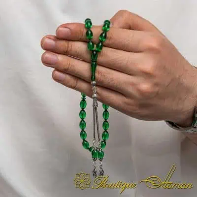 Yellow Green Amber Misbaha