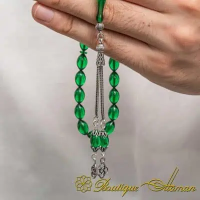 Yellow Green Amber Misbaha