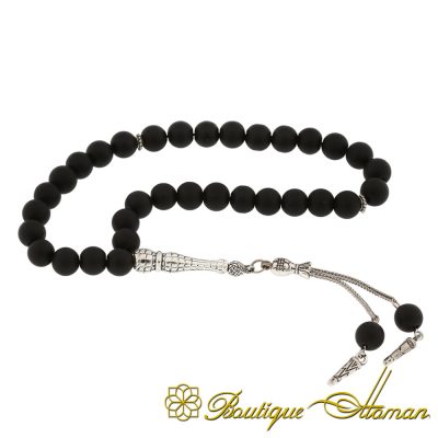 Black Onyx Stone Misbaha Prayer Beads