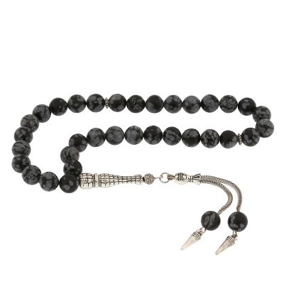 Obsidian Stone Black Prayer Beads