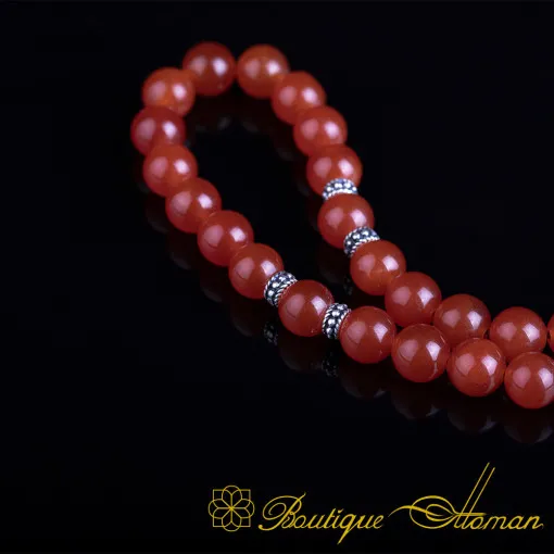 Red Aqeeq Stone Tasbeeh