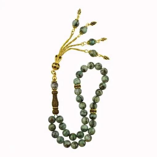 Emerald Stone Prayer Beads