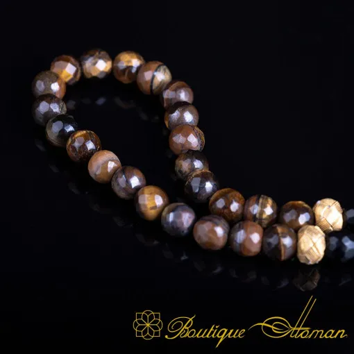 Red Agate Stone Tasbih With Kazaz Imame