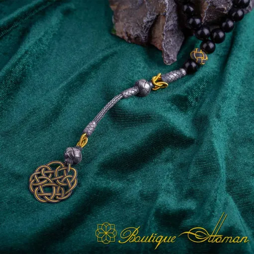 Black Onyx Tasbih With Kazaz Imame