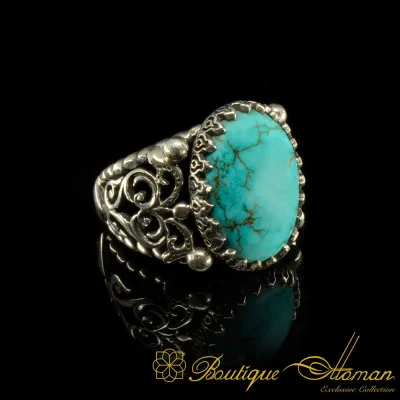 Craft Collection Feroza Handicraft Silver Ring
