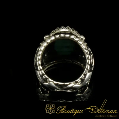 Craft Collection Feroza Handicraft Silver Ring - Image 5