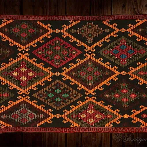 Antique Anatolian Handmade Rug (184 x 124 cm  / 6 x 4 FT) - Image 3