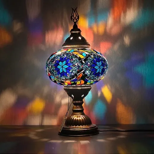 Mosaic Glass Table Lamp