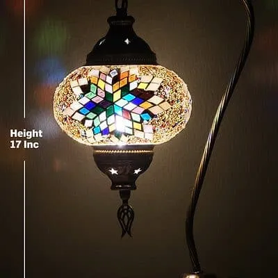 Mosaic Glass Bedside Table Lamp