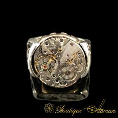 Watch Movement Exclusive Silver Ring-