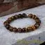 Brown Tiger’s Eye Elastic Beaded Bracelet
