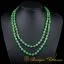Emerald Green Three In One 99 Beads Necklace & Bracelet & Misbaha