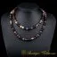 Brown Aqeeq Three In One 99 Beads Necklace & Bracelet & Misbaha