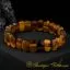 Oval Tiger’s Eye Elastic Beaded Bracelet