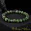 Green Jade Beaded Elastic Bracelet