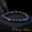 Lapis Lazuli Beaded Elastic Bracelet