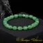 Emerald Green Beaded Elastic Bracelet