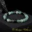 Green Aqeeq Beaded Elastic Bracelet