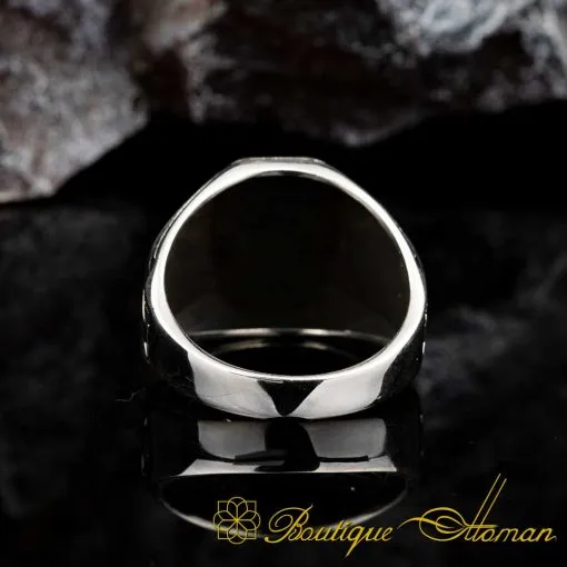 Stoneless Modern Design Silver Ring - Image 5
