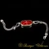 Nothing (هيچ) Oval Mina Silver Bracelet