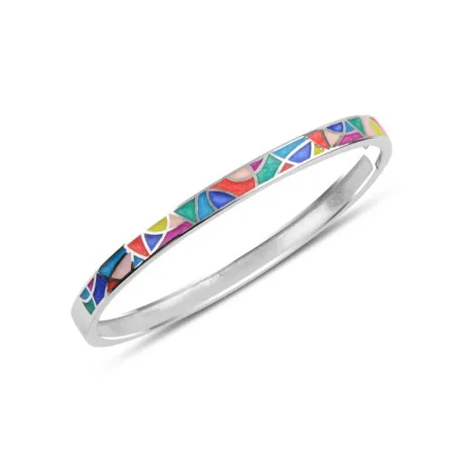 Colorful Enamel Bangle
