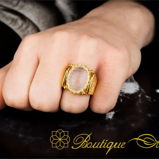 Hun Collection Dur Al Najaf Ayat Al Kursi Men Ring - Image 5
