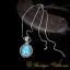 Turquoise Feroza Filigree Silver Women Pendant