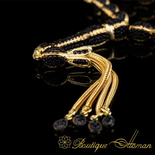 Exclusive Collection Micro Zircon Detailed Golden Tasbih No:1 - Image 3