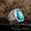 Sultan Collection Ferooza Turquoise Handmade Ring