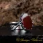 Red Aqeeq Hand Made Women Ring