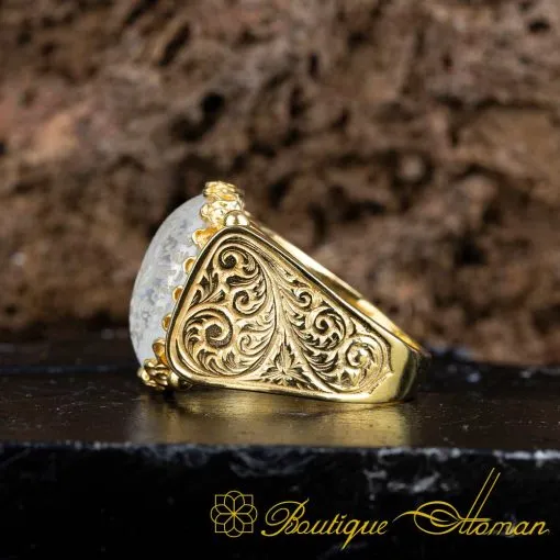 Hun Collection Dur Al Najaf Ayat Al Kursi Men Ring - Image 8