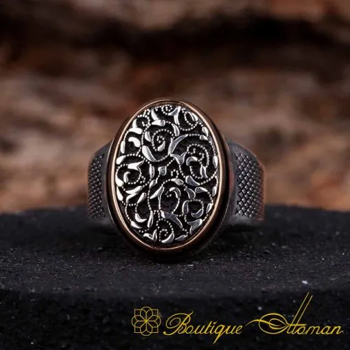 Exclusive Design Stoneless Silver Ring No:2 - Image 3