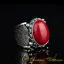 Kanuni Collection Coral Silver Men Ring