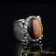 Kanuni Collection Tiger’s Eye Silver Men Ring
