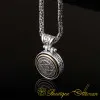 Seal of Solomon Rotating Pendant with King Chain Necklace