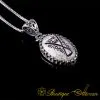 La Ilaha Illallah White Onyx Pendant