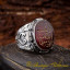 Al Baqarah Surah Islamic Red Yemeni Aqeeq Ring