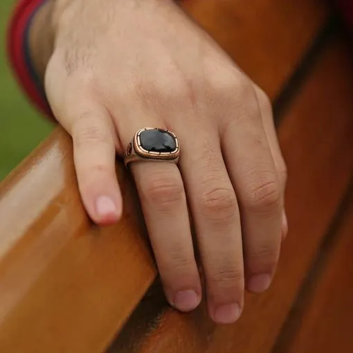 Ala Collection Onyx Men Ring - Image 5