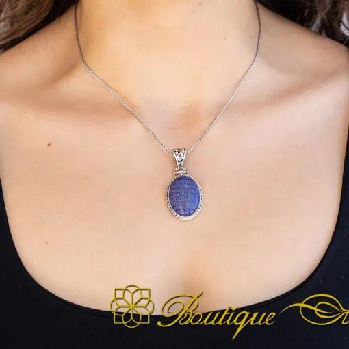 Ayat Al Qursi Lapis Lazuli Pendant - Image 4