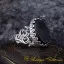 Black Aqeeq Flat Handcraft Women Ring