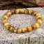 Brown Cat’s Eye Elastic Beaded Bracelet