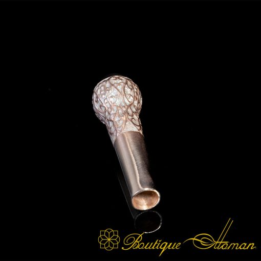 Rose Gold Hookah Shisha Silver Mouth Tip - Image 4
