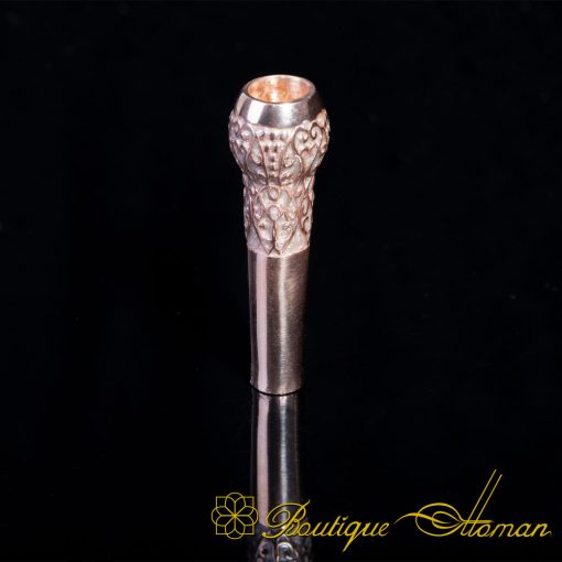 Rose Gold Hookah Shisha Silver Mouth Tip - Image 3