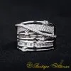 Exclusive Design White Zircon Women Ring