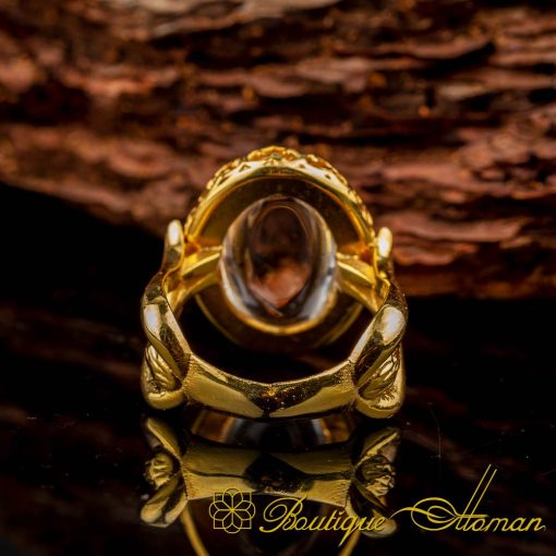 Dur Al Najaf Hand Made Women Ring (Gold Plated) - Image 4