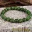 Green Jade Elastic Beaded Bracelet