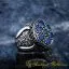 Handcraft Sapphire Pieces Men Ring