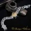 Lion Head Silver Rotating Chain Bracelet For Men